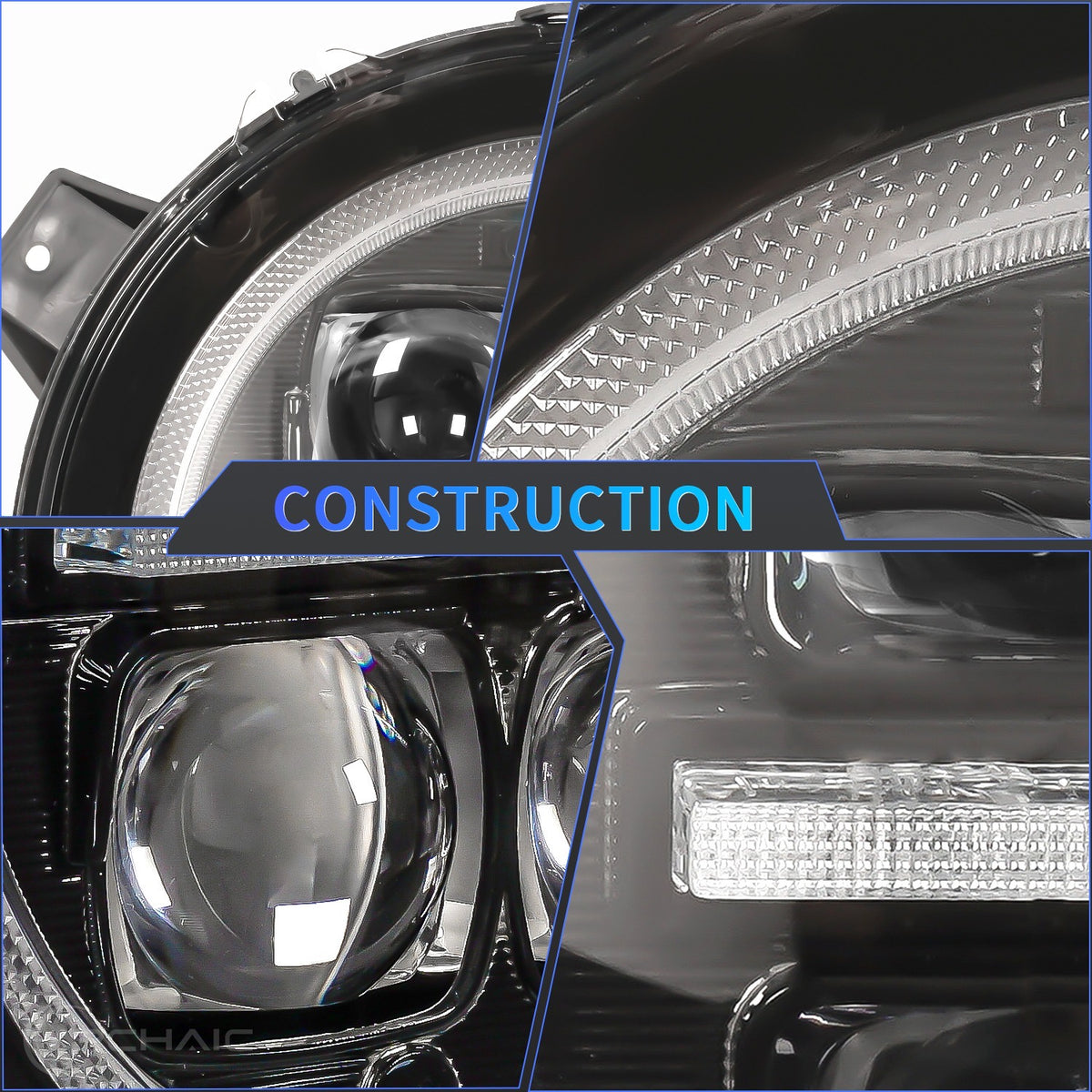 Jeep JL and Gladiator LED Headlights for 2018-2025 Jeep JL &amp; Gladiator