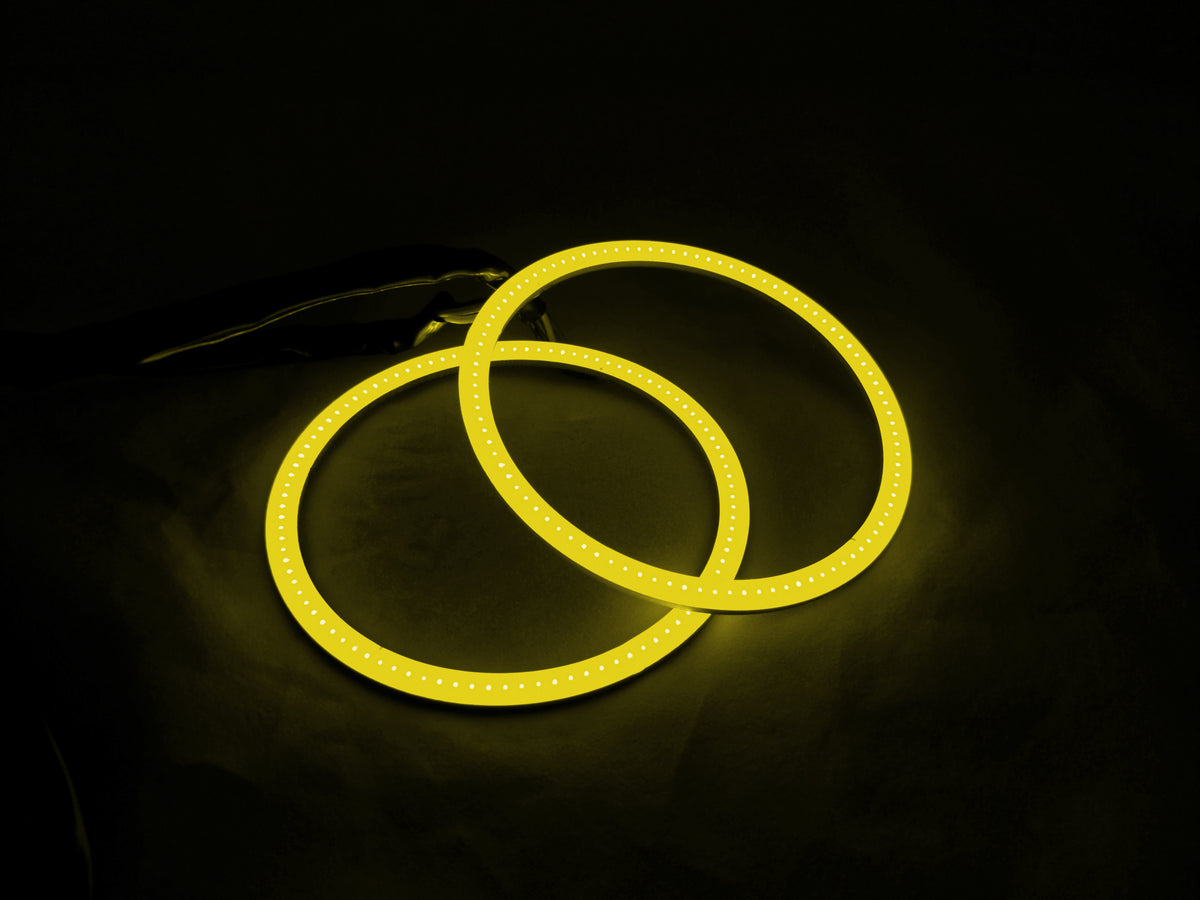 100mm color changing Yellow Angel Eyes